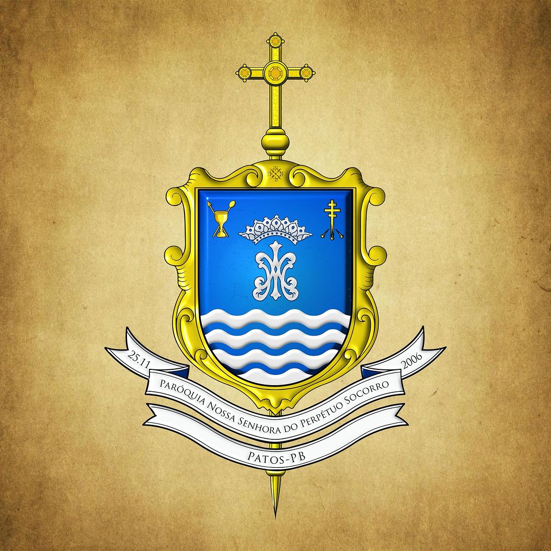 Novo BRASÃO da Paroquia Nossa Senhora do Perpétuo do Socorro
